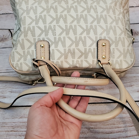 Michael Kors Large Signature MK Satchel - Picture 7 of 12